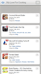 Mobile Screenshot of myloveforcooking.com